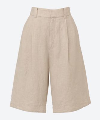 リネンショートタックパンツ　ＴＢＥＳ―４１５