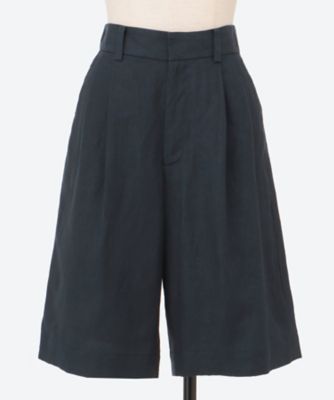 リネンショートタックパンツ　ＴＢＥＳ―４１５