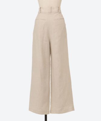 リネンワイドタックパンツ　ＴＢＥＳ―４１６