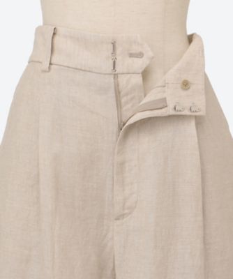 リネンワイドタックパンツ　ＴＢＥＳ―４１６