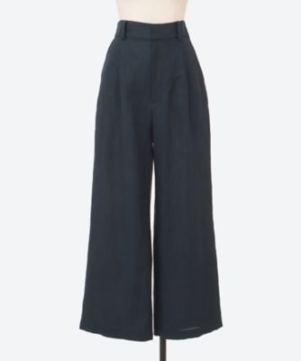 リネンワイドタックパンツ　ＴＢＥＳ―４１６