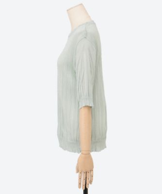 ＰＬＥＡＴＥＤ　ＫＮＩＴ　ＣＲＥＷ―ＮＥＣＫ　ＴＯＰ　ＡＤＷＳ―４０７―０６