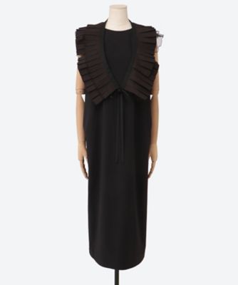 ４ｗａｙ　ｒａｆｆｌｅ　ｐｌｅａｔｓ　ｓｔｒｅｔｃｈ　ｔａｆｆｔａ　ｄｒｅｓｓ　４２５２―１８７
