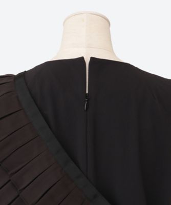４ｗａｙ　ｒａｆｆｌｅ　ｐｌｅａｔｓ　ｓｔｒｅｔｃｈ　ｔａｆｆｔａ　ｄｒｅｓｓ　４２５２―１８７