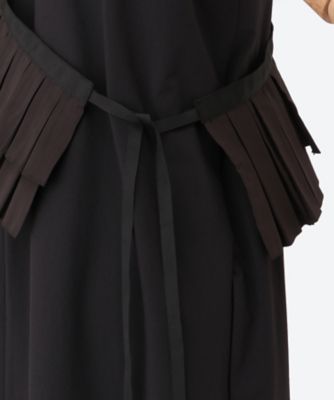 ４ｗａｙ　ｒａｆｆｌｅ　ｐｌｅａｔｓ　ｓｔｒｅｔｃｈ　ｔａｆｆｔａ　ｄｒｅｓｓ　４２５２―１８７