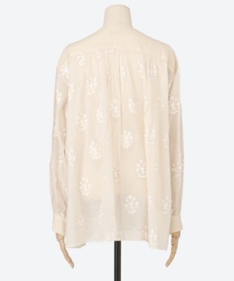 ne Quittez pas COTTON VOILE SEDUM ブラウス ne Quittez pas COTTON VOILE SEDUM ブラウス｜トゥモローランド