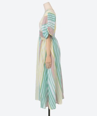 COTTON VOILE STRIPE WAIST 010451GR2