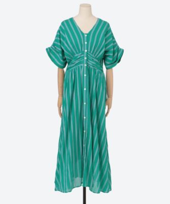 COTTON VOILE STRIPE WAIST 010451GR2