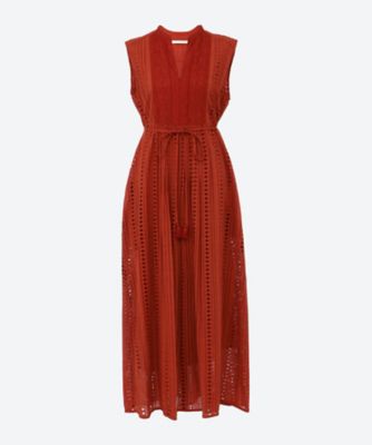 ＜NE QUITTEZ PAS (Women)＞ＳＴＲＩＰＥ　ＣＵＴＷＯＲＫ　ＥＭＢＲＯＩＤＥＲＹ　０１０５５１ＧＹ５