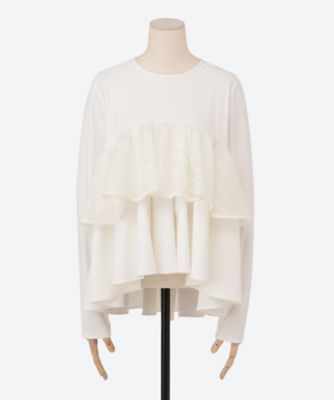 伊勢丹新宿店別注　ｓｔｒｅｔｃｈ　ｐｅｐｌｕｍ　ｂｌｏｕｓｅ　ｅｍ―３４