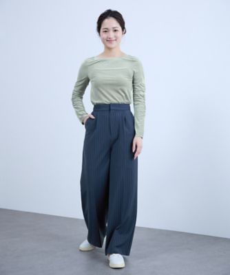 センタープレスワイドパンツ　ＣＬ２５００５６
