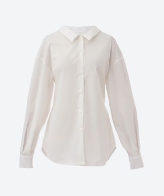 スワローガーデンプリント ネックギャザーブラウス | maison