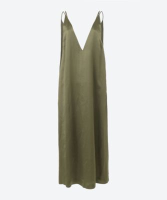 ワンピース OMMO SATIN DRAPE OP 36 ワンピース OMMO SATIN DRAPE OP 36 ACETATE SATIN OP | SACRA