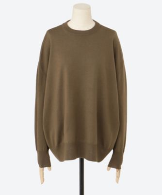 EX． FINE MERINO CREW－N TOP | SACRA (Women