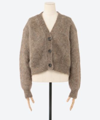 EX．FINE MOHAIR FURROW CARDIGAN | SACRA