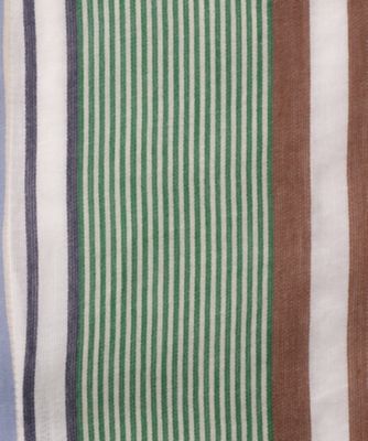 COTTON VOILE STRIPE PANEL DRESS | NE