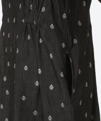 DENIM FOIL PRINT HALF SLE | NE QUITTEZ PAS