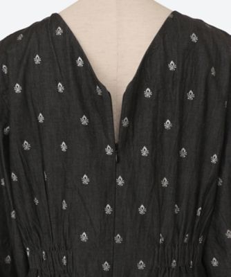 DENIM FOIL PRINT HALF SLE | NE QUITTEZ PAS