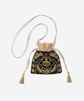 EMBROIDERY SHOULDER BAG | NE QUITTEZ PAS