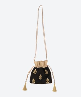 【新品・未使用】ヌキテパ　ショルダーバッグ ne Quittez pas ヌキテパ ショルダーバッグ Embroidery