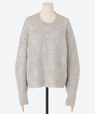 ALPACA LUREX PULL OVER | NE QUITTEZ PAS (Women