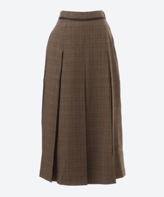 ＜MARILYN MOON (Women)＞ｇｌｅｎ　ｃｈｅｃｋ　ｂｏｘ　ｔｕｃｋ　ｓｋｉｒｔ　４２５４―１０２