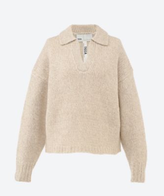 ＜TICCA (Women)＞ウールカシミヤスキッパープルオーバー　ＴＢＥＡ―３３２