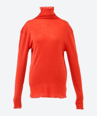 ＜TICCA (Women)＞ウールシルクボトルネックプルオーバー　ＴＢＥＡ―２９３