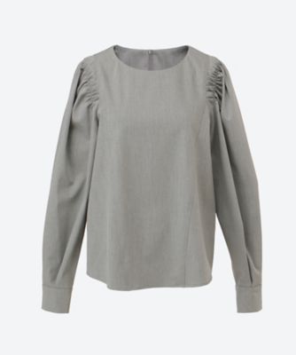 ＜VERSEAU (Women)＞ショルダーギャザーブラウス　２３７２０１０２