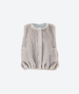 ＜VERSEAU (Women)＞ウールボア・コンパクトジレ　２３７２０２０７