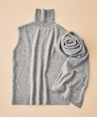 Limue(MARIRISA)/リミュ(マリリサ) 3wayケープニット 270301-33026 グレー トップス【三越伊勢丹/公式】