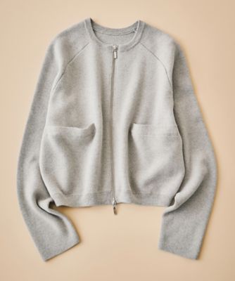 Limue(MARIRISA)/リミュ(マリリサ) ウールニットカーディガン 270301-33027 グレー トップス【三越伊勢丹/公式】