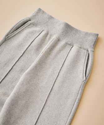 予約販売】9月下旬以降お届け ウールニットパンツ 270301