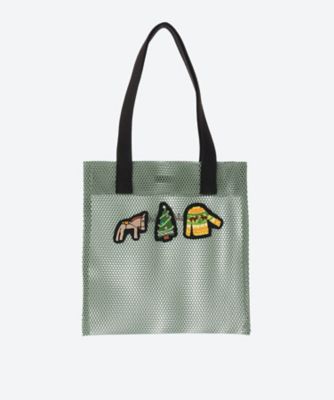 ＜LUDLOW (Women)＞Ｍｅｓｈ　ｔｏｔｅ　ｍｉｎｉ　ＬＤ２５Ａ―ＢＧ００５