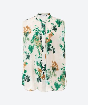 ＜SACRA (Women)＞ＢＬＵＲＲＥＤ　ＦＬＯＲＡ　ＴＯＰ