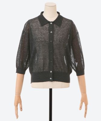 ＜SACRA (Women)＞ＬＩ／ＰＬ　ＭＥＬＡＮＧＥ　ＰＯＬＯ　ＣＡＲＤＩＧＡＮ