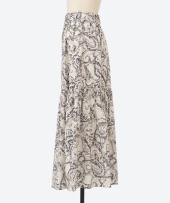 BLURRED PAISLEY SKIRT | SACRA (Women)/サクラ