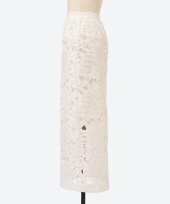 LEAF RASCHEL LACE SKIRT | SACRA (Women)/サクラ