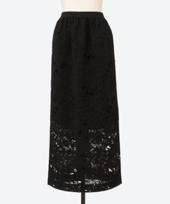 LEAF RASCHEL LACE SKIRT | SACRA (Women)/サクラ