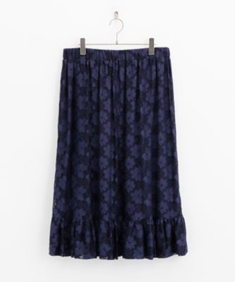 ＜BAUM UND PFERDGARTEN＞レーススカート（１３５９１Ｂ４７３５）（クローバー）