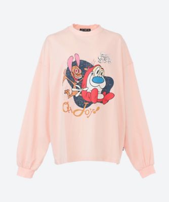 tシャツ Tシャツ 「Little sunny bite」Ren ＆ Stimpy long tee - トップス