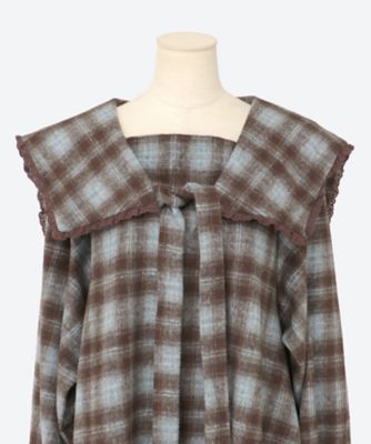 check dress LSB―LOP―038C | Little Sunny Bite