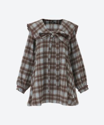 ＜Little Sunny Bite (Women)＞ｃｈｅｃｋ　ｄｒｅｓｓ　ＬＳＢ―ＬＯＰ―０３８Ｃ