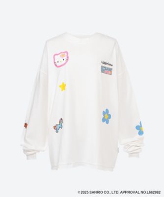 【送料無料】Little Sunny Bite (Women)/リトルサニーバイト hello kitty x little sunny bite frill long tee LSB―LTOP―043C WHITE トップス【三越伊勢丹/公式】