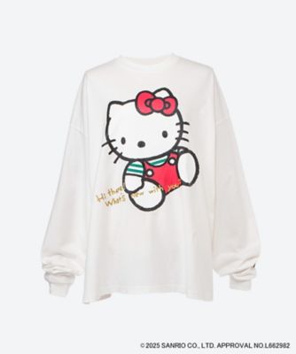 【送料無料】Little Sunny Bite (Women)/リトルサニーバイト hello kitty x little sunny bite long tee LSB―LTOP―047C WHITE トップス【三越伊勢丹/公式】