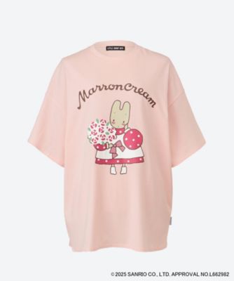 ＜Little Sunny Bite (Women)＞ＭＡＲＲＯＮＣＲＥＡＭ　×　ｌｉｔｔｌｅ　ｓｕｎｎｙ　ｂｉｔｅ　ｂｉｇ　ｔｅｅ　ＬＳＢ－ＬＴＯＰ－０９０Ｂ