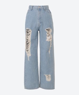 ＜Little Sunny Bite (Women)＞ｄａｍａｇｅｄ　ｄｅｎｉｍ　ｐａｎｔｓ　ＬＳＢ－ＬＰＴ－０３３Ｃ