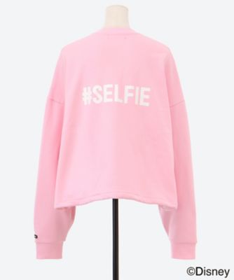 micky＆minnie selfie sweat LSB―LTOP