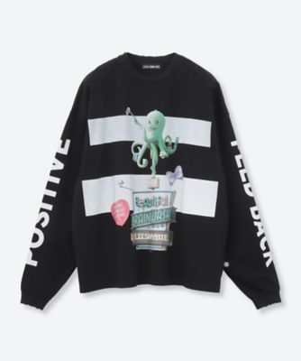 graphic long tee LSB－LTOP－029D | Little