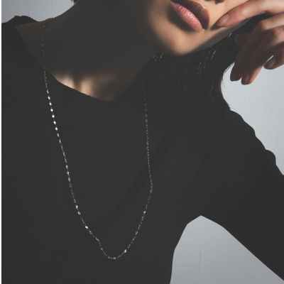 3連休限定値下げ★送料無料★les bon bon★ホワイトゴールドネックレス les bonbon(ル ボンボン)｜victoria ロングネックレス/ホワイト